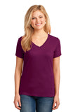 Port & Company Ladies Core Cotton V-Neck Tee. LPC54V