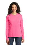 Port & Company Ladies Long Sleeve Core Cotton Tee. LPC54LS