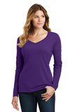 Port & Company Ladies Long Sleeve Fan Favorite V-Neck Tee. LPC450VLS