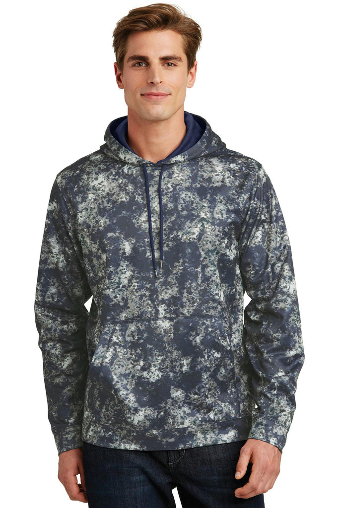 Sport-Tek Sport-Wick Mineral Freeze Fleece Hooded Pullover. ST230