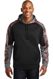 Sport-Tek Sport-Wick Mineral Freeze Fleece Colorblock Hooded Pullover. ST231