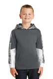 Sport-Tek Youth Sport-Wick Mineral Freeze Fleece Colorblock Hooded Pullover. YST231