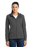 Sport-Tek Ladies Rival Tech Fleece Full-Zip Hooded Jacket. LST295