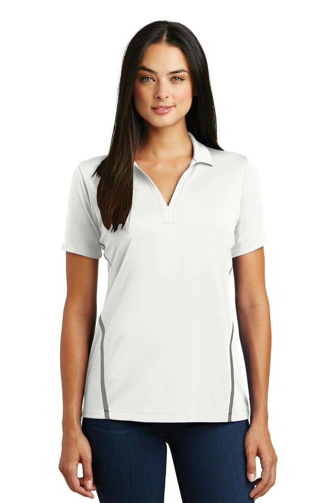 Sport-Tek Ladies Contrast PosiCharge Tough Polo. LST620