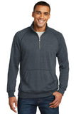 District Made Mens Lightweight Fleece 1/4-Zip. DM392