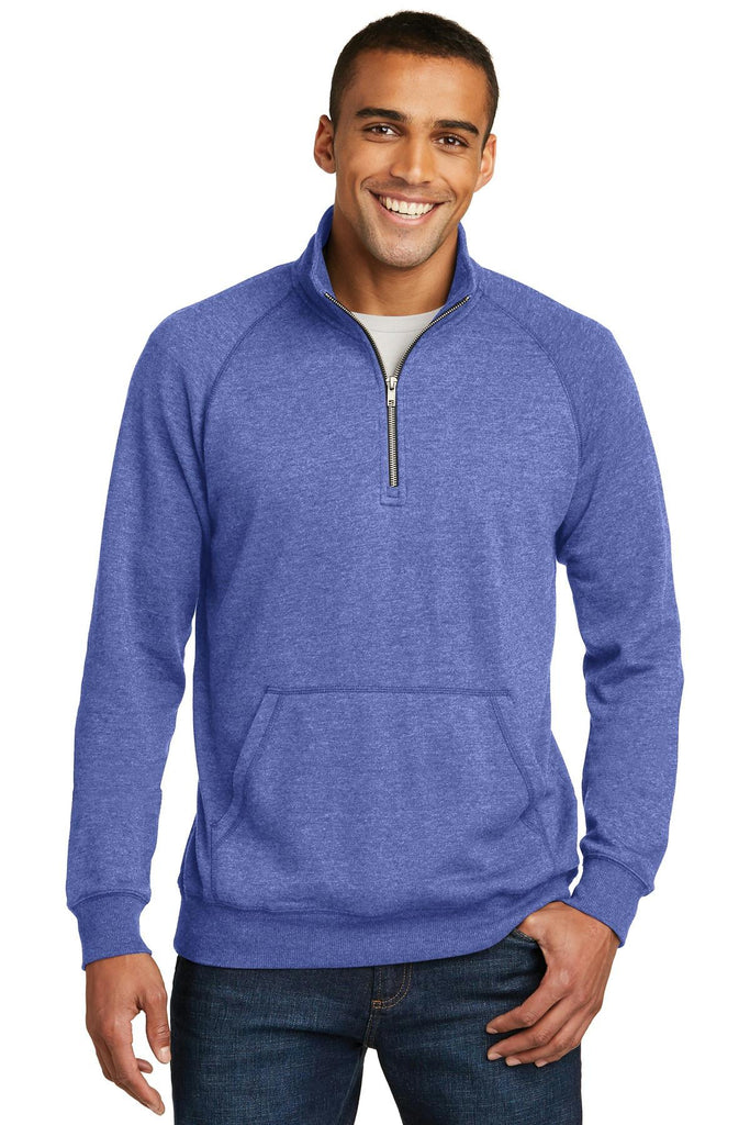 District Made Mens Lightweight Fleece 1/4-Zip. DM392