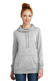 District Made Ladies Lightweight Fleece Hoodie. DM493