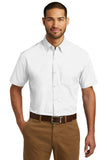 Port Authority Short Sleeve Carefree Poplin Shirt. W101