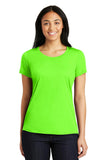 Sport-Tek Ladies PosiCharge Competitor Cotton Touch Scoop Neck Tee. LST450