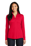 Sport-Tek Ladies PosiCharge Competitor 1/4-Zip Pullover. LST357