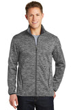 Sport-Tek PosiCharge Electric Heather Soft Shell Jacket. JST30