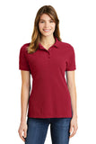 Port & Company Ladies Ring Spun Pique Polo. LKP1500