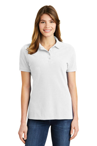 Port & Company Ladies Ring Spun Pique Polo. LKP1500