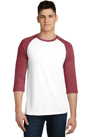 District Young Mens Very Important Tee 3/4-Sleeve Raglan. DT6210