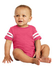 Rabbit Skins Infant Football Fine Jersey Bodysuit. RS4437