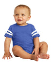 Rabbit Skins Infant Football Fine Jersey Bodysuit. RS4437