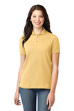 Port Authority Ladies Heavyweight Cotton Pique Polo.  L420