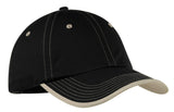 Port Authority Vintage Washed Contrast Stitch Cap.  C835