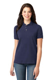 Port Authority Ladies Heavyweight Cotton Pique Polo.  L420