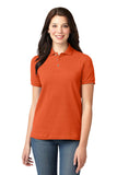 Port Authority Ladies Heavyweight Cotton Pique Polo.  L420