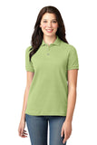 Port Authority Ladies Heavyweight Cotton Pique Polo.  L420