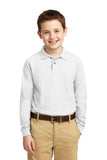 Port Authority Youth Long Sleeve Silk Touch Polo.  Y500LS