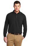 Port Authority Silk Touch Long Sleeve Polo.  K500LS