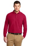 Port Authority Silk Touch Long Sleeve Polo.  K500LS