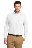 Port Authority Silk Touch Long Sleeve Polo.  K500LS