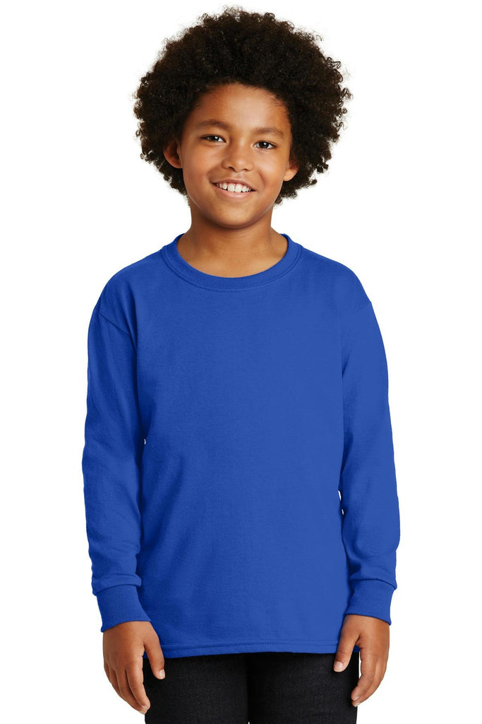 Gildan - Youth Ultra Cotton Long Sleeve T-Shirt.  2400B