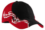 Port Authority Colorblock Racing Cap with Flames.  C859