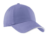 Port Authority Sandwich Bill Cap with Striped Closure.  C830