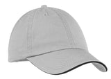 Port & Company - Washed Twill Sandwich Bill Cap.  CP79