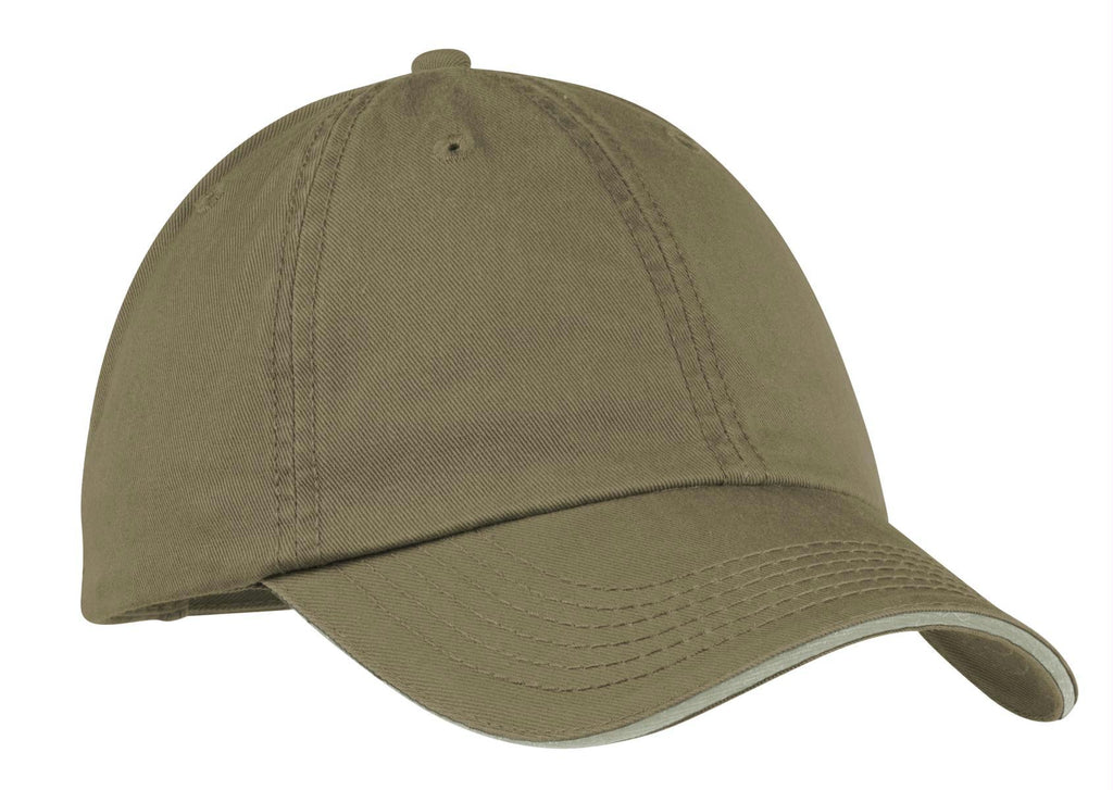 Port & Company - Washed Twill Sandwich Bill Cap.  CP79