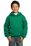 Port & Company - Youth Core Fleece Pullover Hooded Sweatshirt.  PC90YH