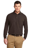 Port Authority Silk Touch Long Sleeve Polo.  K500LS