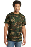 District Made Mens Camo Perfect Weight Crew Tee. DT104C