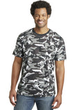 District Made Mens Camo Perfect Weight Crew Tee. DT104C