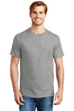Hanes Beefy-T - 100% Cotton T-Shirt with Pocket. 5190