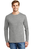 Hanes - Tagless 100% Cotton Long Sleeve T-Shirt.  5586