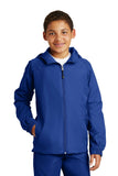 Sport-Tek Youth Hooded Raglan Jacket. YST73