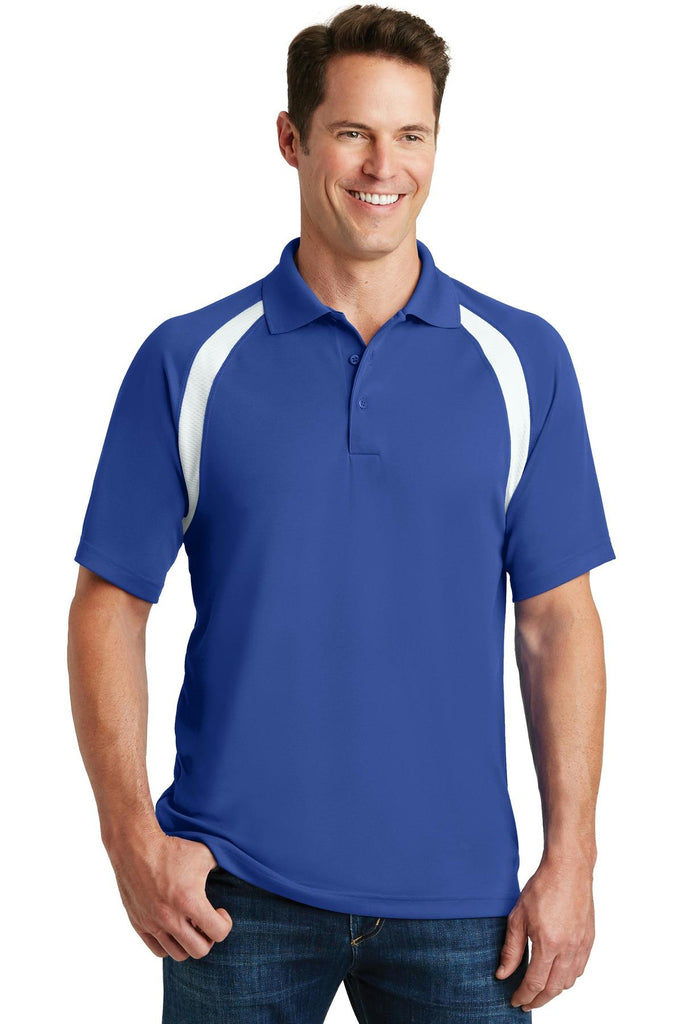 Sport-Tek Dry Zone Colorblock Raglan Polo. T476