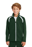 Sport-Tek Youth Tricot Track Jacket. YST90