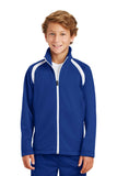 Sport-Tek Youth Tricot Track Jacket. YST90