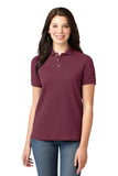 Port Authority Ladies Heavyweight Cotton Pique Polo.  L420