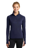 Sport-Tek Ladies Sport-Wick Stretch 1/2-Zip Pullover. LST850