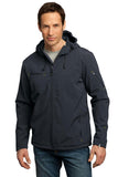 Port Authority Textured Hooded Soft Shell Jacket. J706