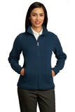 Red House - Ladies Sweater Fleece Full-Zip Jacket. RH55