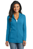 Port Authority Ladies Modern Stretch Cotton Full-Zip Jacket. L519