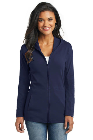 Port Authority Ladies Modern Stretch Cotton Full-Zip Jacket. L519